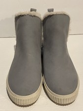 Timberland Women’s Skyla Bay Pull On Furlined Ankle Boots Lt Grey Sz 8.5