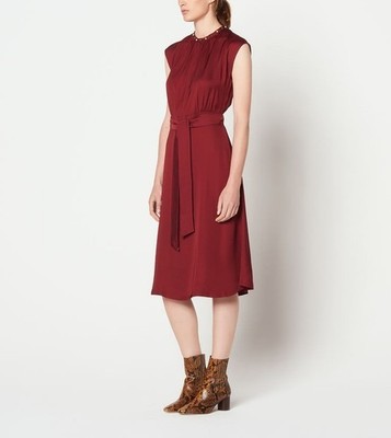 Sandro Women's Belted Dress Size FR 34 US 2 XS UK 6 XL R20237H