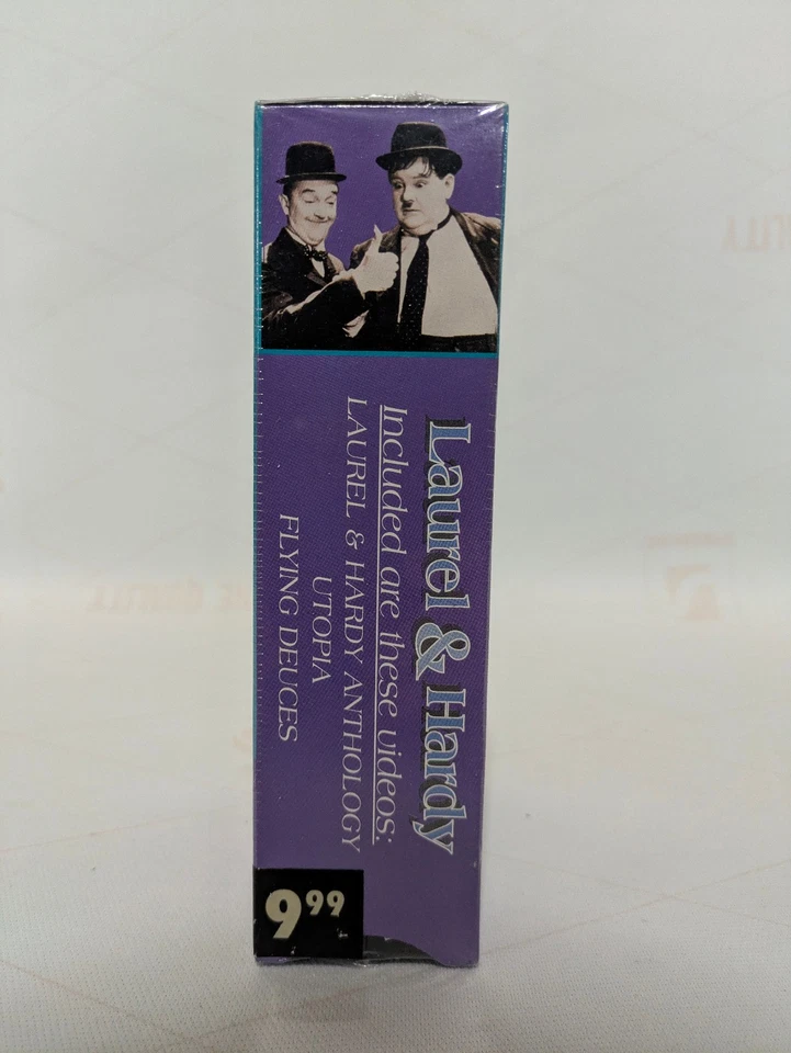 Laurel and Hardy Classics VHS Brand New/Sealed 2 Tape Utopia & Flying Dueces - Image 2 of 4