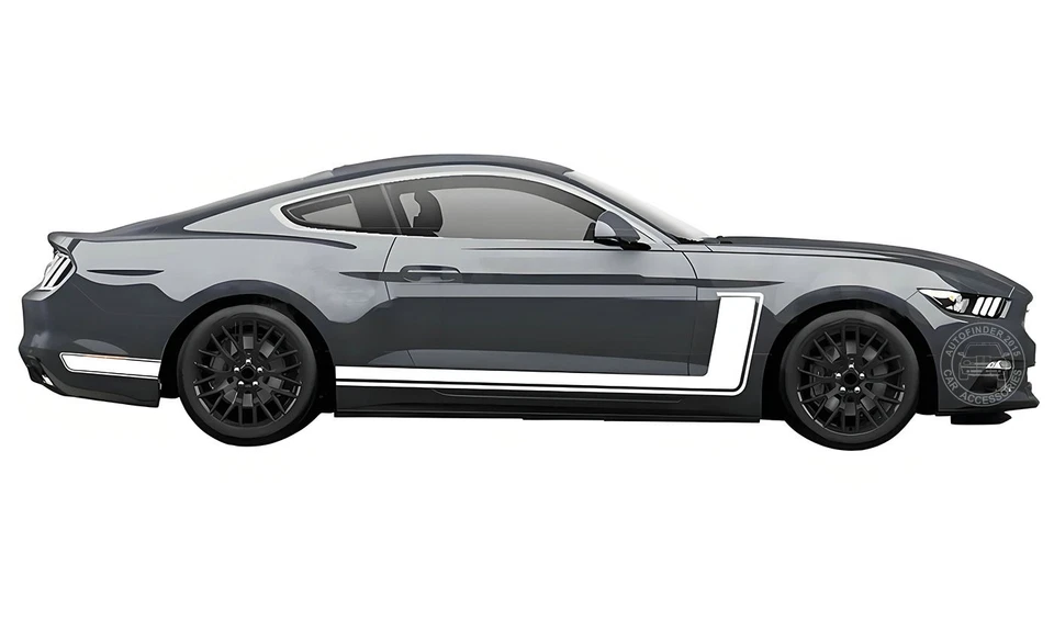 Graphics Side Stripe Decal Sticker for Ford Mustang Coupe GT Shelby GT500 GT350 - Изображение 2 из 4
