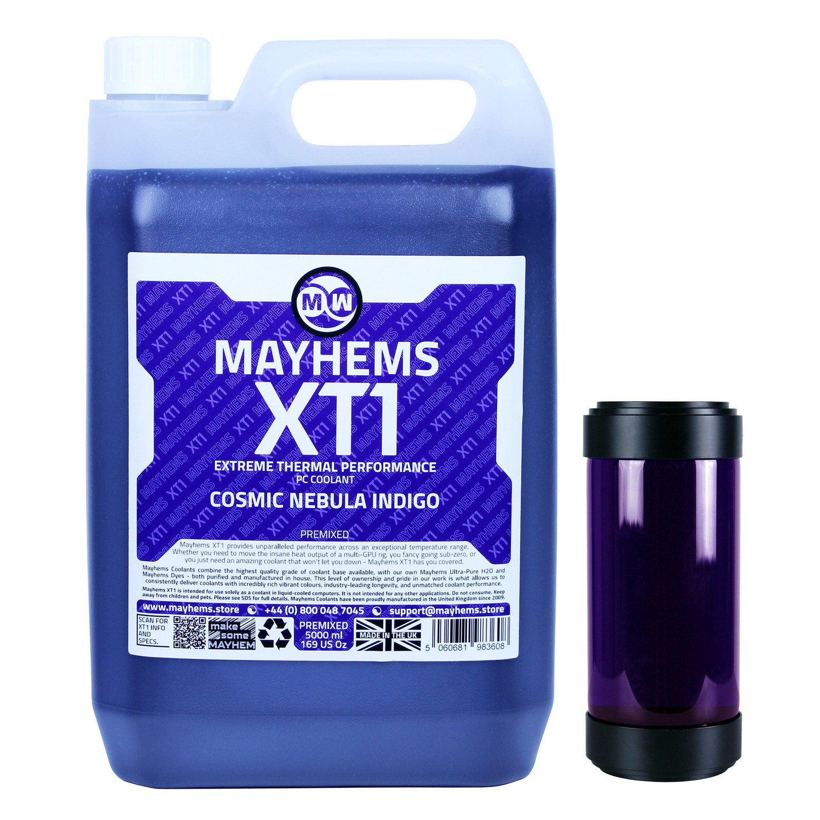 Mayhems - PC Coolant - XT1 Premix - Thermal Series, 5 Litre, Cosmic Nebula In...