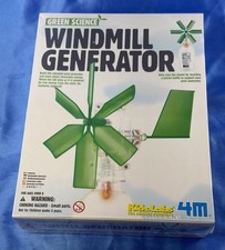 4M Green Science Windmill Generator Kit Kids Educational Toy NEW IN PACKAGE