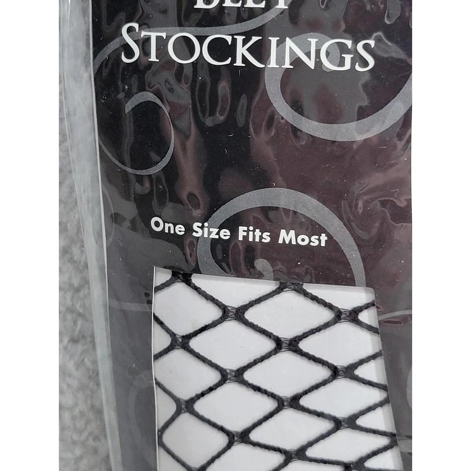 Medias de liguero Spirit Halloween con red de diamantes talla única para la mayoría OSFM Foto 2 de 4