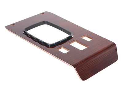 Zebrano Holz Schaltbrett für Mercedes R107 MTM Mittelkonsole 71-81
