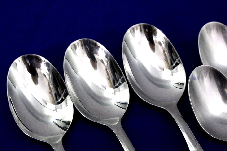 "RAPTURE" 5 cucharaditas y 3 cucharas soperas ovaladas 18/10 JA gallinas acero inoxidable Foto 2 de 4