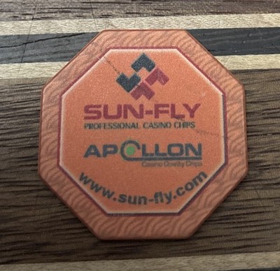Sun-Fly Harlow Poker Casino Chips Casino Chip Fantasy Advertising Sample