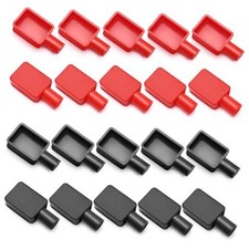 20PCS Battery Terminal Covers, Red and Black Battery Terminal Protector, Soft