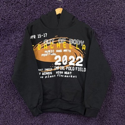 Out of Body 2022 Coachella Festival Cactus Plant Flea Market Hoodie Size Small 