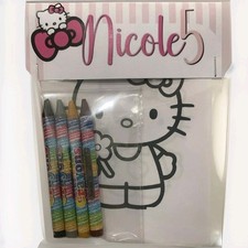 6 Disegni Personalizzabili Con Pastelli A Cera Per Bambini, Festa Di Compleanno.