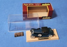 VINTAGE SOLIDO AGE D'OR 1929 CORD L29 DIECAST w/ORIGINAL BOX**1:43**NICE**