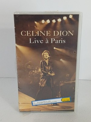 Celine Dion Live A Paris 1995 VHS Sealed New Concert Music Tape