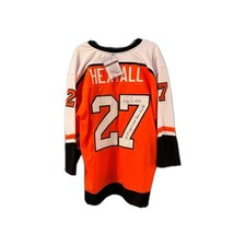 Ron Hextall XL Autographed Replica Jersey JSA 86-87 Vezina and Conn Smythe 