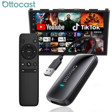Wireless Carplay AI box Android Auto Adapter with Netflix /YouTube DUAL-WIFI *UK