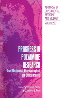 Progress in Polyamine Research V. Zappia Taschenbuch xvi Englisch 2012