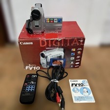 Canon FV10 Video Camera 2.5" LCD Remote Cable Used No Adapter Original Box