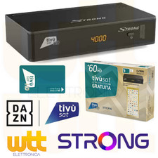 Decoder Satellitare Ufficiale Tivusat HD Tivu Sat Con Tessera Inclusa Tv Sat