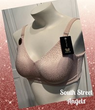 WACOAL 852303  ROSE DUST  BACK APPEAL WIRE FREE BRA   SIZE 34D