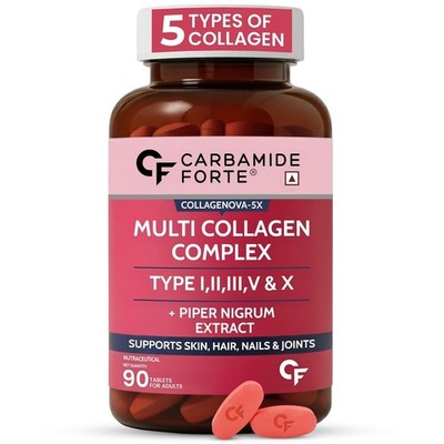 Carbamide Forte Collagen Tablets 90   Skin Glow & Hair Support