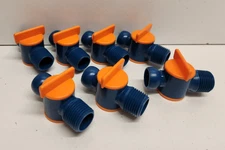 LOT OF 7 NEW NO BOX! LOC-LINE 1/2" MNPT X 1/2" TUBE ID VALVES 39852