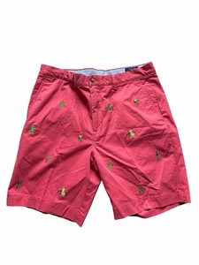 Polo Ralph Lauren Classic Fit Pickleball and Cricket Embroidered Shorts Sz 35