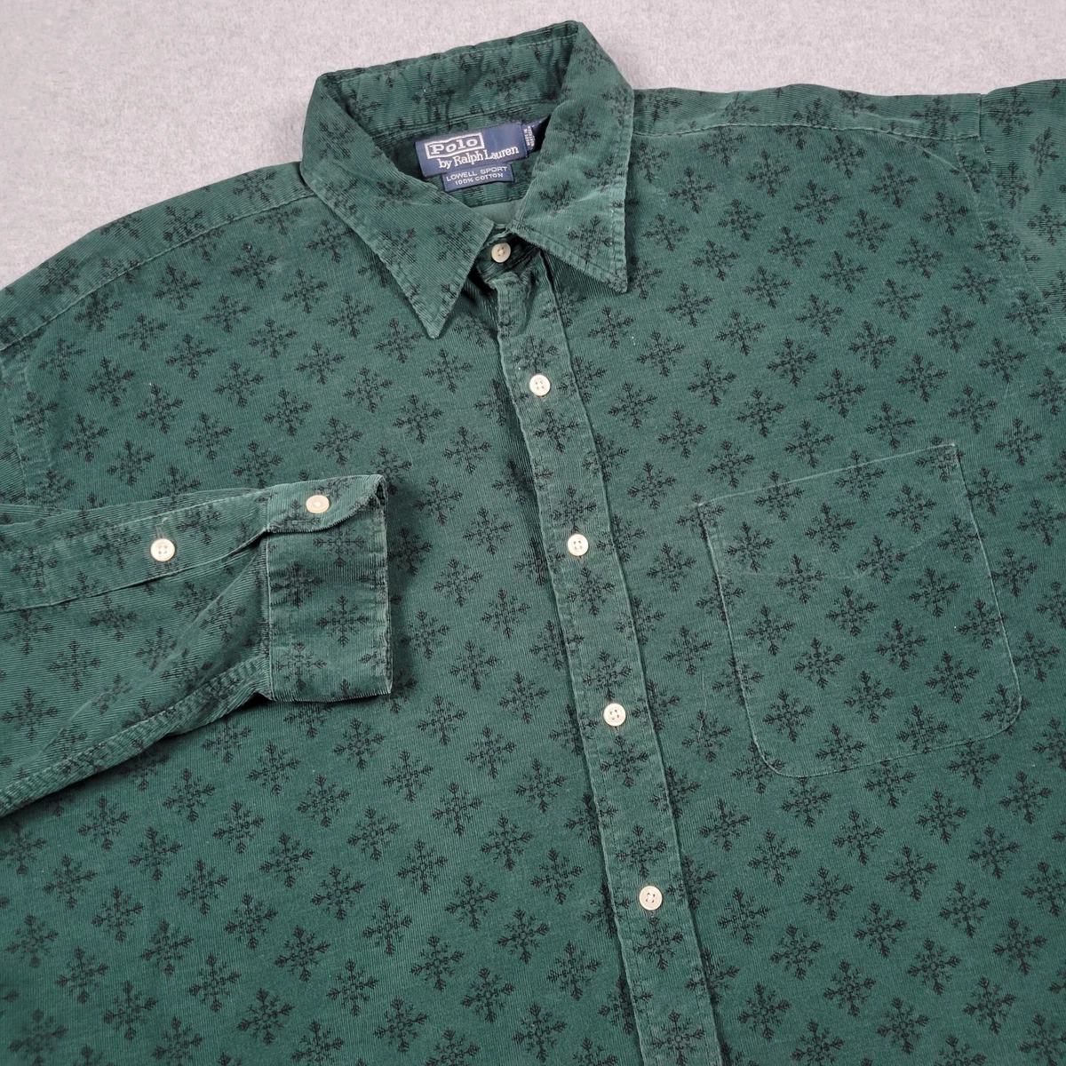 Polo Ralph Lauren 90s Theme Casual Button-Down Shirts for Men for