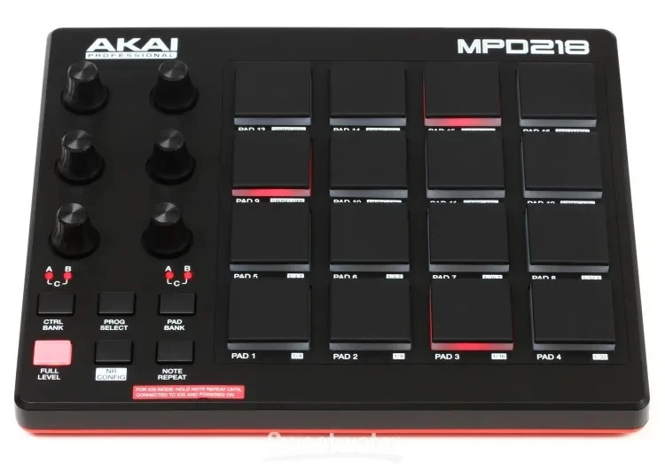 🥁 AKAI MPD218 – Mint in Box | USB MIDI Pad Controller | Complete w/ Accessories - Image 3 of 4