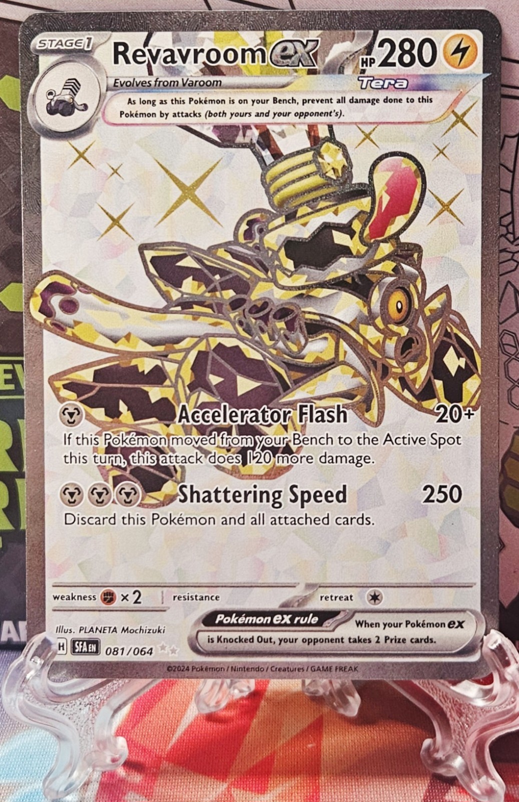 Revavroom ex 081/064 Ultra Rare Shrouded Fable Pokémon TCG 
