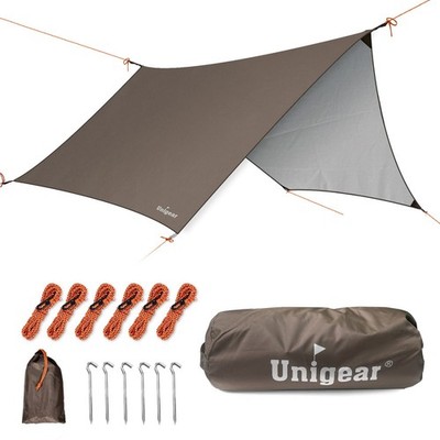 Unigear Hexagon Tarp: Your Hammock's Personal Umbrella! Stay Dry, Camp Happy!