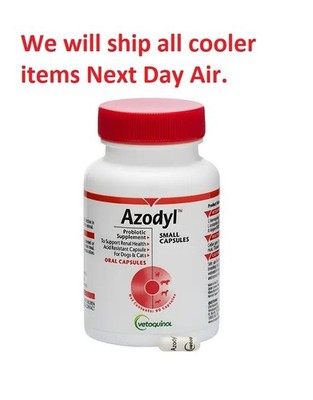 Vetoquinol Azodyl Kidney Health Supplement Capsules for Dogs and Cats - 90 Count
