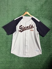 San Francisco Giants Jersey Size XL Dynasty Series MLB Baseball Gray Black