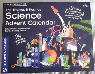 THAMES & KOSMOS ~ * SCIENCE * ADVENT CALENDAR ~  24 EXPERIMENTS ~ NEW / SEALED