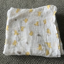 Aden Anais Disney Winnie The Pooh Muslin Baby Blanket. Wrap Infant. Swaddle