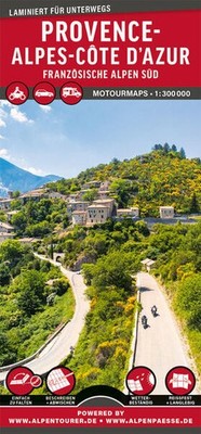 MoTourMaps Provence-Alpes-Côte d'Azur (Französische Alpen Süd) Auto- und Motorra