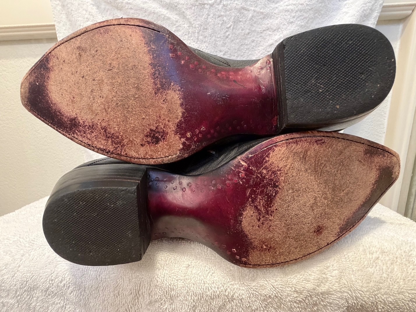 Star python snakeskin with black wingtip overlay … - image 7