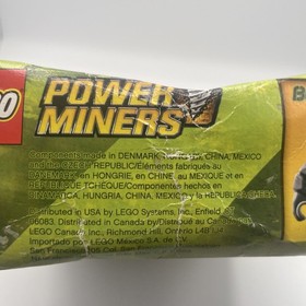 Lego Power Miners Mine Mech 8957 Boulderax  Set #2 green crystal dynamite 2009
