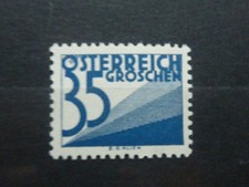 Austria franqueo 1925 MiNr.151**sin fijasellos