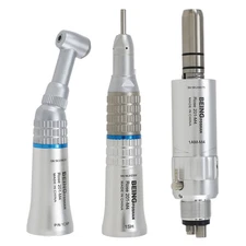 BEING Dental Low Speed Contra Angle Straight Handpiece Air Motor 4 Hole E Type
