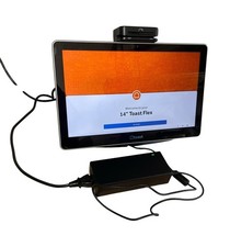 Toast Flex 14 POS Terminal TT200 MSR Reader Stand w/Power Supply 
