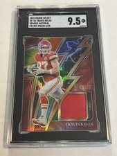 2022 Select Travis Kelce 6/25 Sparks Tie Dye Patch SGC 9.5 Chiefs E1