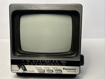 Panasonic AC/DC 4-Way Model TR-5111T TV Vintage Date April 1984