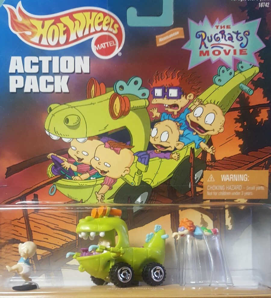 Hot Wheels Action Pack The Rugrats Movie Reptar Wagon Tommy