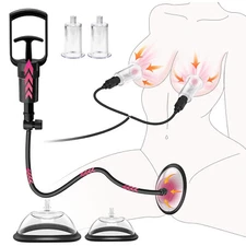 Pussy Pump Nipple Pump Vacuum Vagina Pump Nipple Pussy Sucker Sex Toy for Women