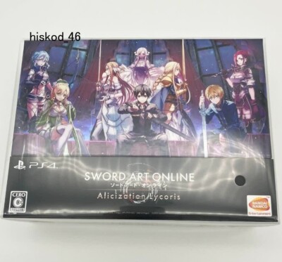 PS4 Sword Art Online Alicization Lycoris First Limited Game software Blu-ray CD