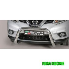 Misutonida EC/SB/379/IX Bull-Bar omologata INOX diam.76 per NISSAN X-Trail 15>