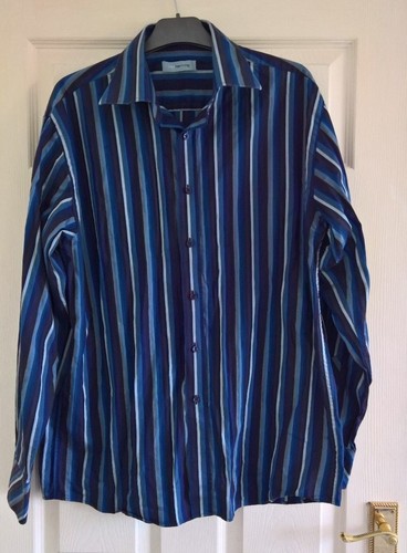 red herring mens striped shirt large smart casual