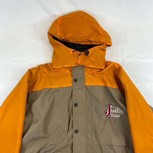 Herren L Regenjacke Justin Stiefel mehrere Taschen faltbar Kapuze Knöpfe Reißverschluss - Bild 7 von 9