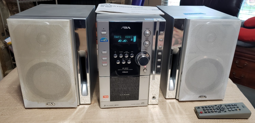 Used AIWA XR-MN5 Micro Hi-Fi Component Stereo AM/FM Tape Player System - NO CD - Picture 9 of 13