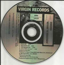 ENIGMA Return to Innocence CD Single 4TRX REMIXES & EDITS PROMO DJ