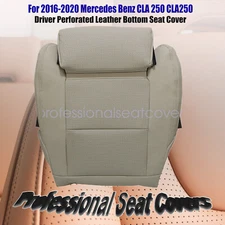 For 2016-2020 Mercedes Benz CLA 250 Left Driver Bottom Leather Seat Cover Tan