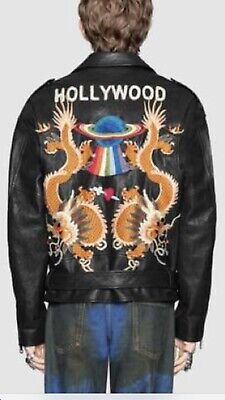Gucci Hollywood Mens Leather Jacket. Oversized. 48/M, $7400 Gucci Hollywood Mens Leather Jacket. Oversized. 48/M, $7400